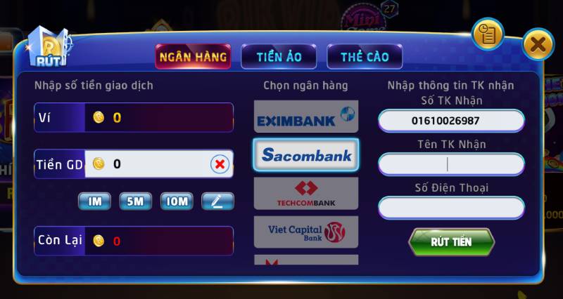 Rikvip | Rik.Vip Link Vào Cổng Game Rikvip Game Tài Phiệt Mỹ 2025 13 Rút Tiền Qua Ngân Hàng